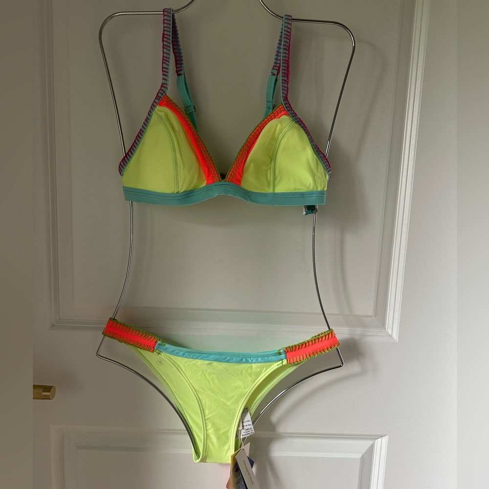 Cia Marítima Neon Bikini Set with Colorful Accents